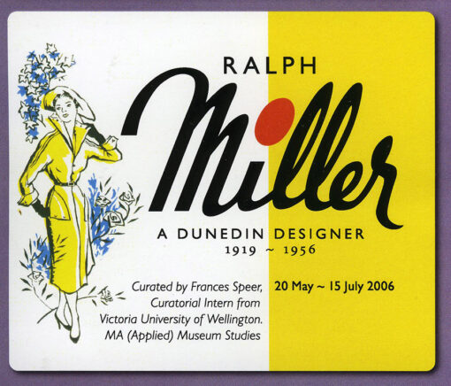 Invitation for Ralph Miller's art exhibiton Held at Hocken Library, Dunedin, NZ 2006